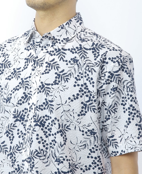HIBIYAKADAN コラボ半袖レギュラーカラーシャツ 詳細画像 ホワイト 6