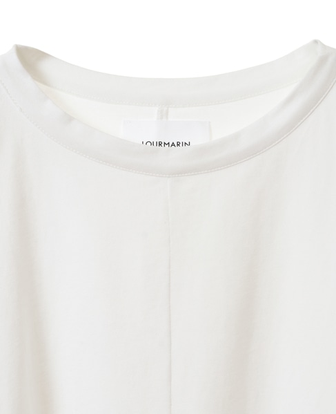 【LOURMARIN/ルールマラン】コットンフレアーTシャツ 詳細画像 ホワイト 11
