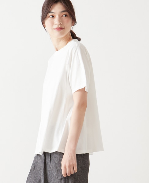 【LOURMARIN/ルールマラン】コットンフレアーTシャツ 詳細画像 ホワイト 3