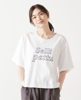 【LOURMARIN】ロゴプリントTシャツ