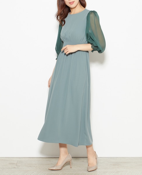 Vネックシャーリングワンピース 商品詳細 メルローズ公式通販 Melrose Store メルローズストア