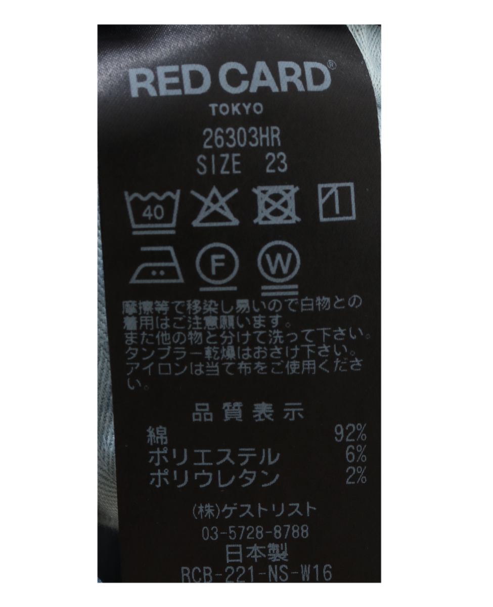 【RED CARD】Anniversaryデニム 詳細画像 ブラック 20