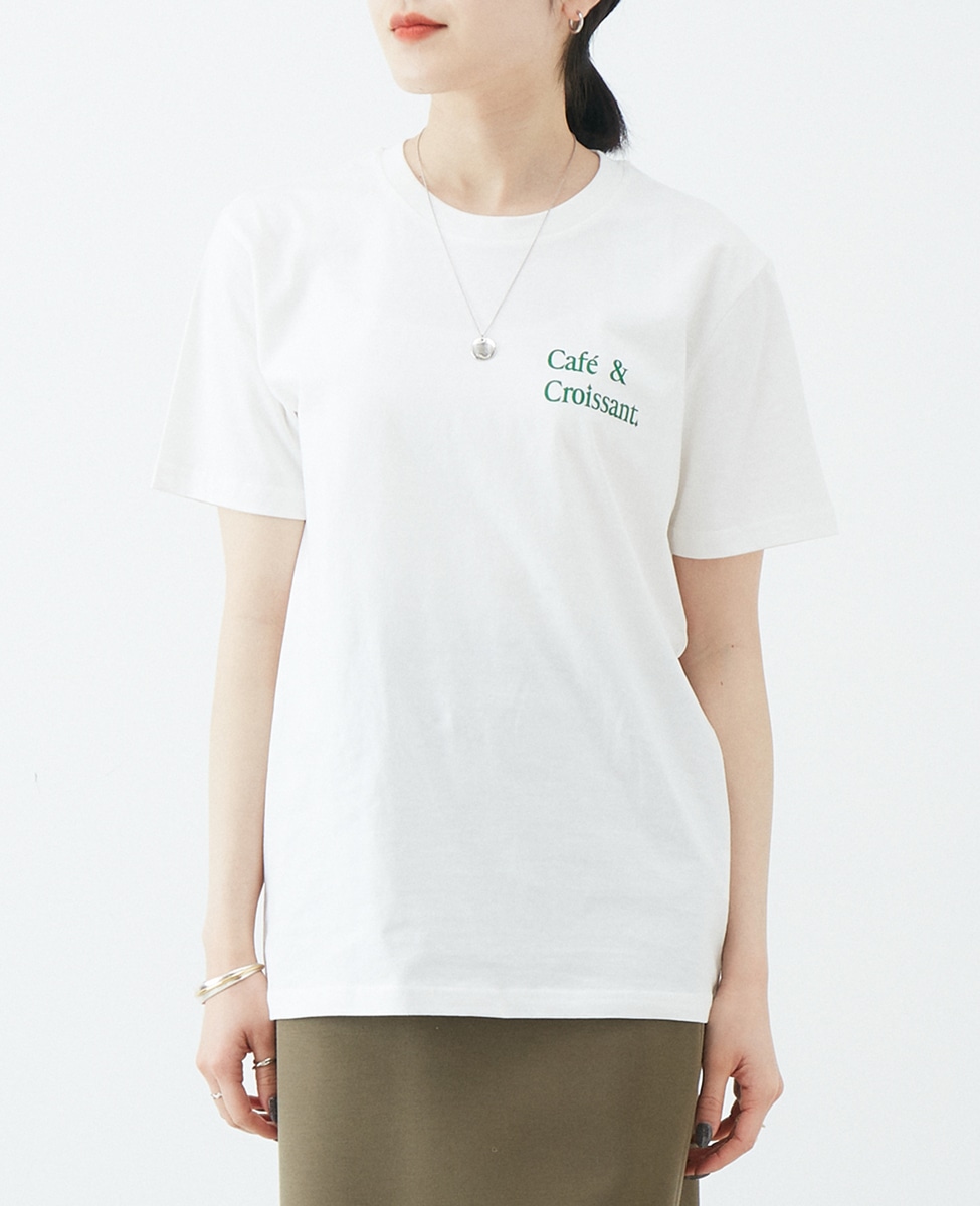 Les Petits Basics】Cafe&croissant Tシャツ｜Liesse（リエス）｜商品