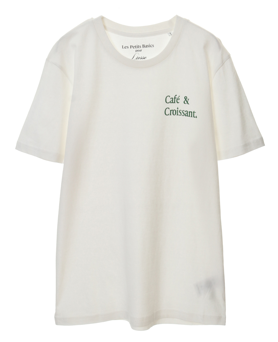 Les Petits Basics】Cafe&croissant Tシャツ｜Liesse（リエス）｜商品