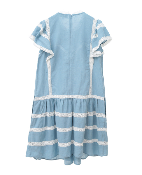 【Sea New York】Kyla Embroidery on Chambray Slvless Dress 詳細画像 ブルー 2