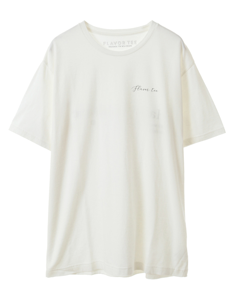 【FLAVOR TEE】ロゴTシャツ/GOOD ONE 詳細画像 ホワイト 1