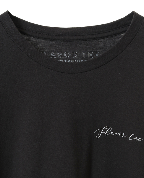 【FLAVOR TEE】ロゴTシャツ/GOOD ONE 詳細画像 ブラック 3