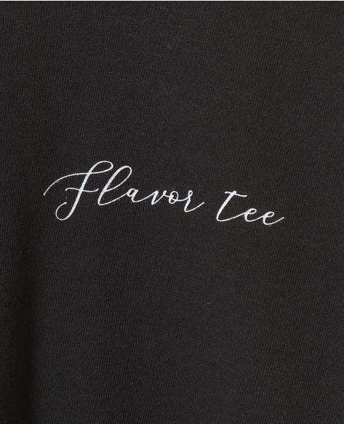 【FLAVOR TEE】ロゴTシャツ/GOOD ONE 詳細画像 ブラック 4