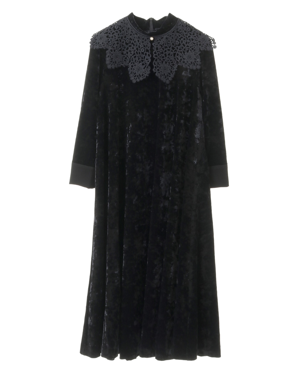 【メルローズ50周年限定】ベルベッドドレス 詳細画像 ブラック 1