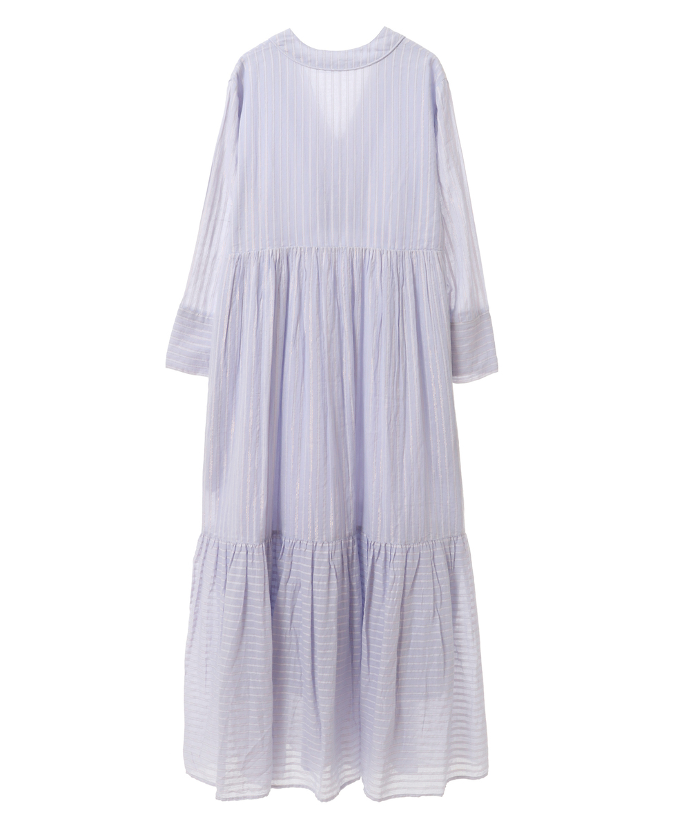 ne Quittez pas/ヌキテパ】010432GF2/C.LUREX STRIPE TIERED DRESS