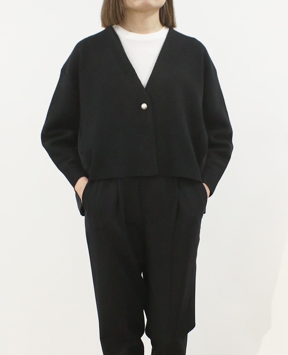 MARILYN MOON（マリリンムーン）】padded cocoon knit cardigan｜商品