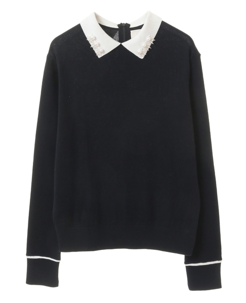 MARILYN MOON（マリリンムーン）】pearlized cotton cashmere cleric