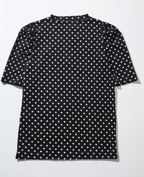 【メルローズ50周年限定】Bilitis(ビリティス)×TIARAドットTシャツ 詳細画像 ブラック 16