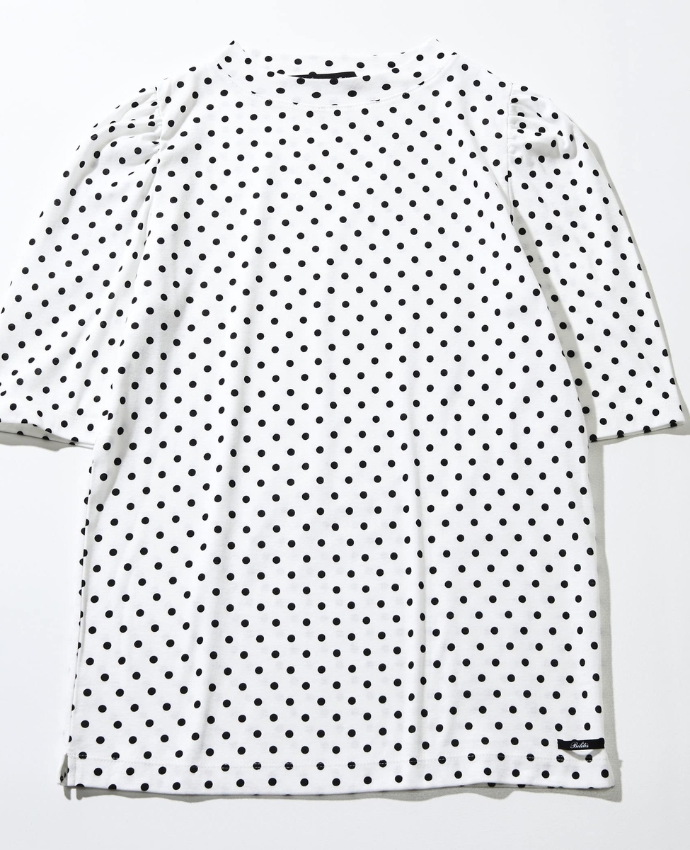 【メルローズ50周年限定】Bilitis(ビリティス)×TIARAドットTシャツ 詳細画像 ホワイト 8