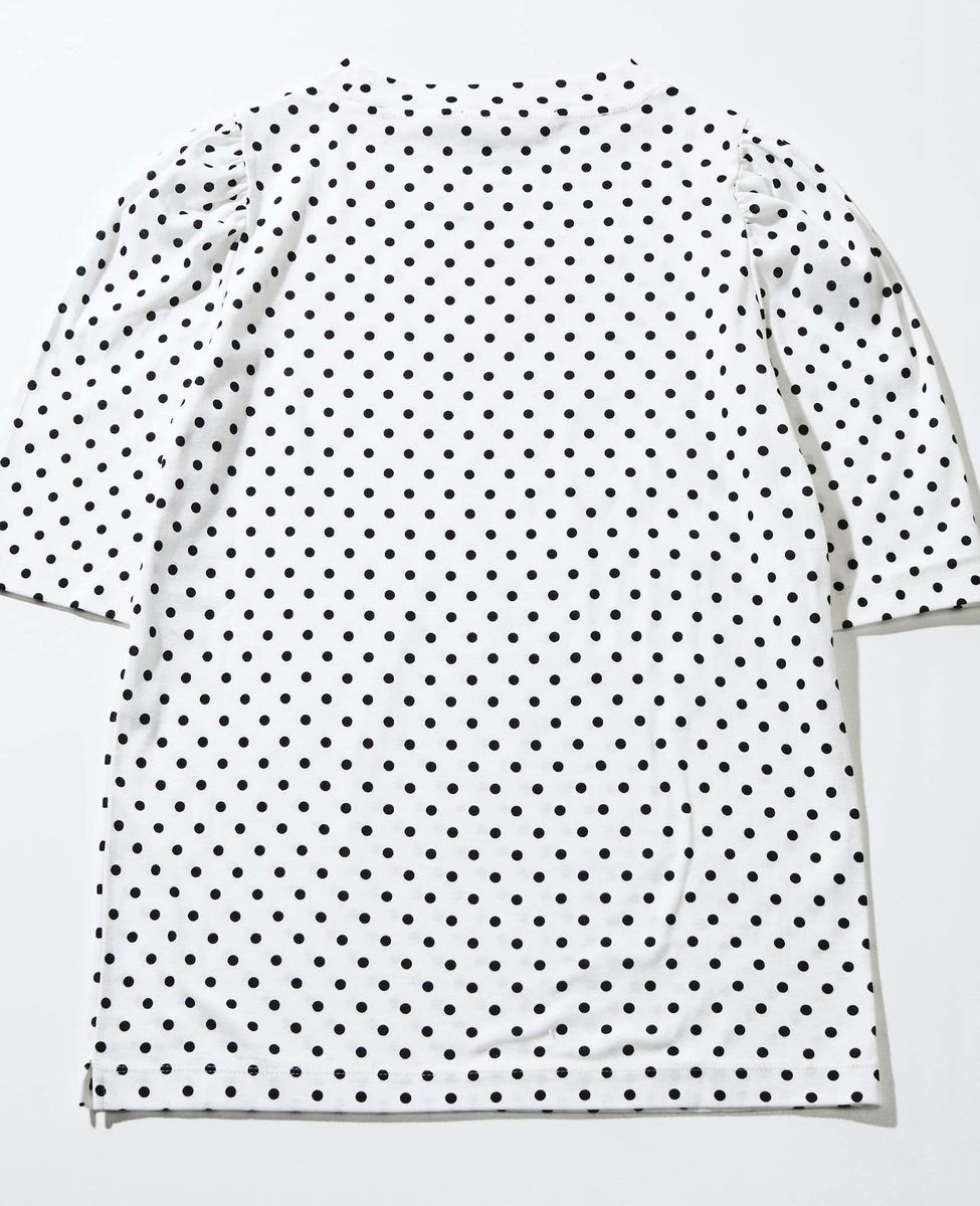 【メルローズ50周年限定】Bilitis(ビリティス)×TIARAドットTシャツ 詳細画像 ホワイト 9