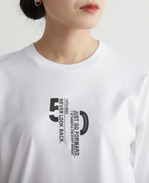 【メルローズ50周年限定】TICCA×LiesseアニバーサリーTシャツ 詳細画像 ホワイト 15