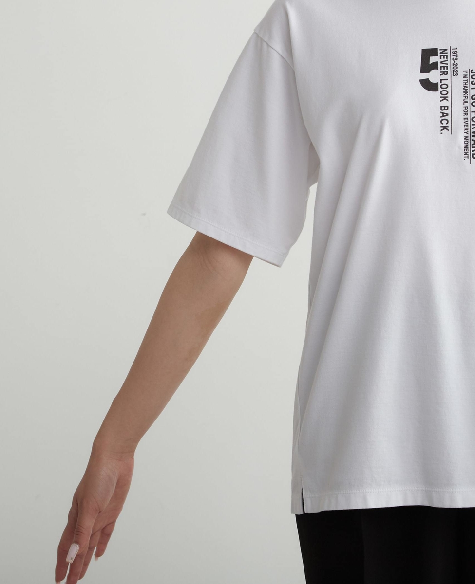 【メルローズ50周年限定】TICCA×LiesseアニバーサリーTシャツ 詳細画像 ホワイト 17