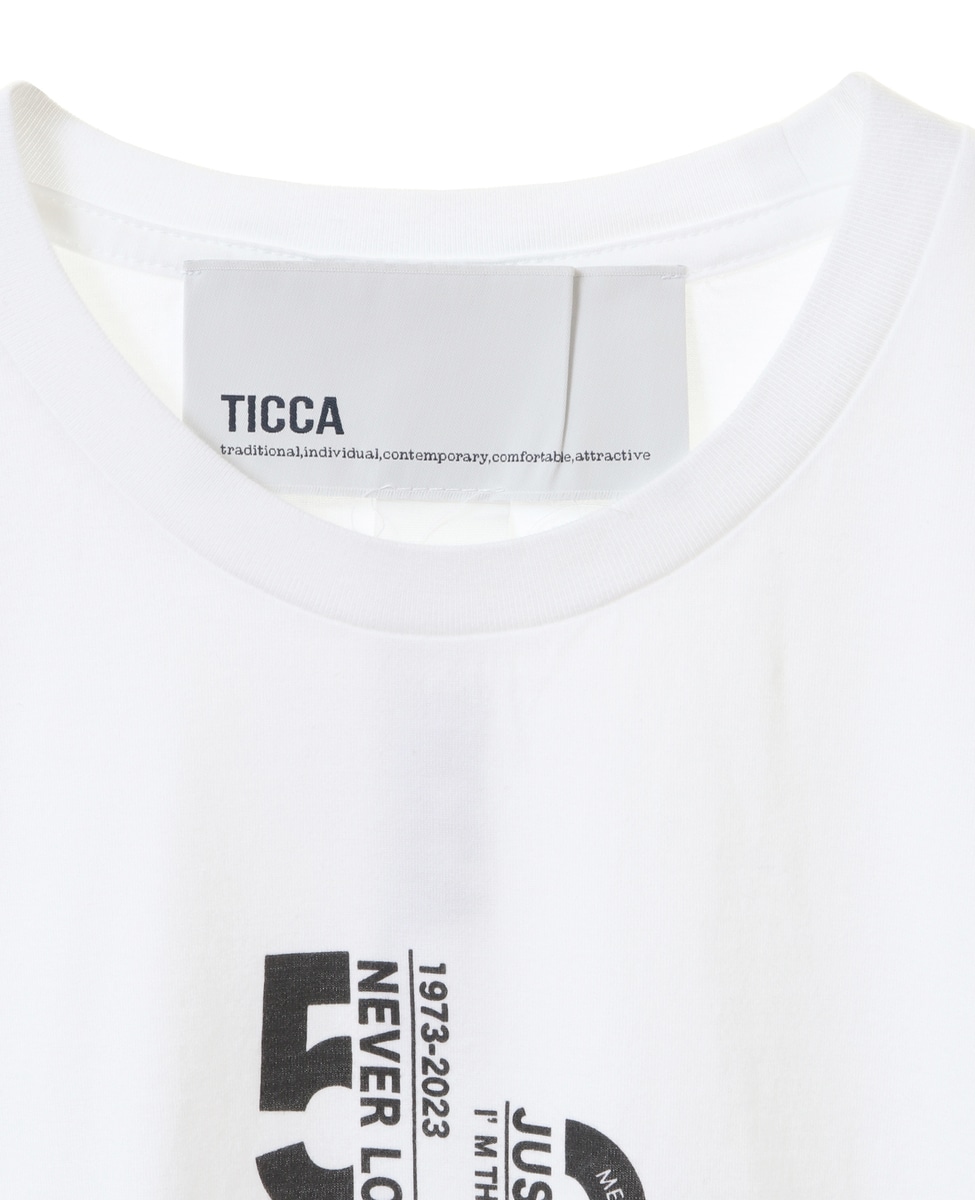【メルローズ50周年限定】TICCA×LiesseアニバーサリーTシャツ 詳細画像 ホワイト 7
