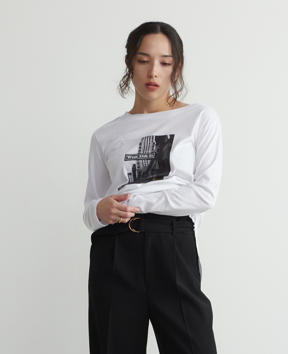 フォトプリントロングTシャツ｜商品詳細｜メルローズ公式通販