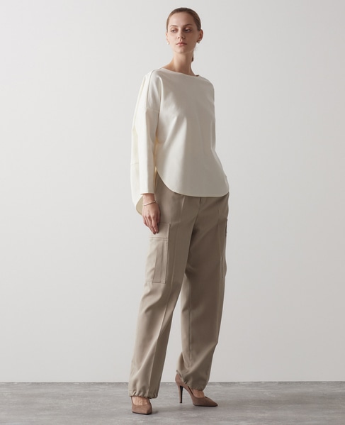 エッグシルエットトップス 詳細画像 オフホワイト 2