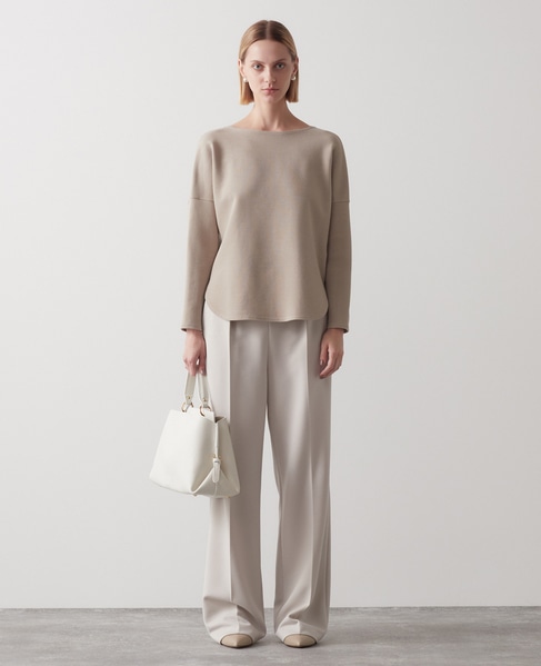 エッグシルエットトップス 詳細画像 ライトグレー 2