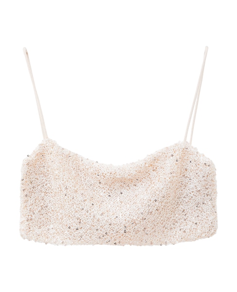 【CINOH/チノ】ニットキャミ 詳細画像 アイボリー 1