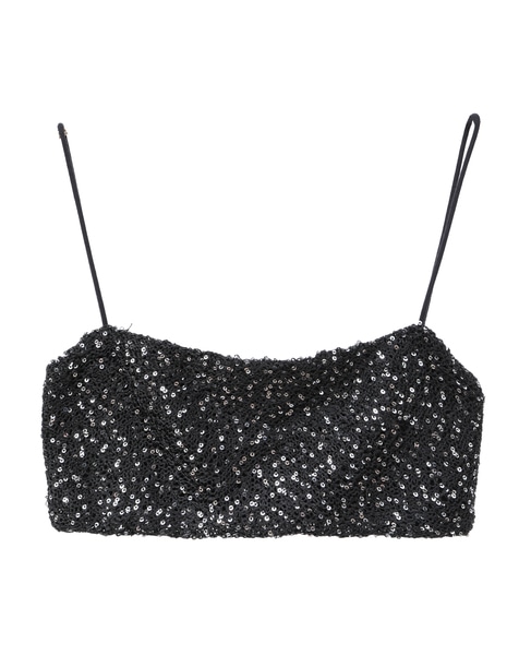 【CINOH/チノ】ニットキャミ 詳細画像 ブラック 1