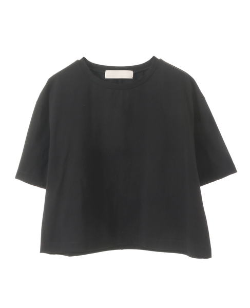 【MARILYN MOON/マリリンムーン】Pearlized layered tulle T-shirt 詳細画像 ブラック 8