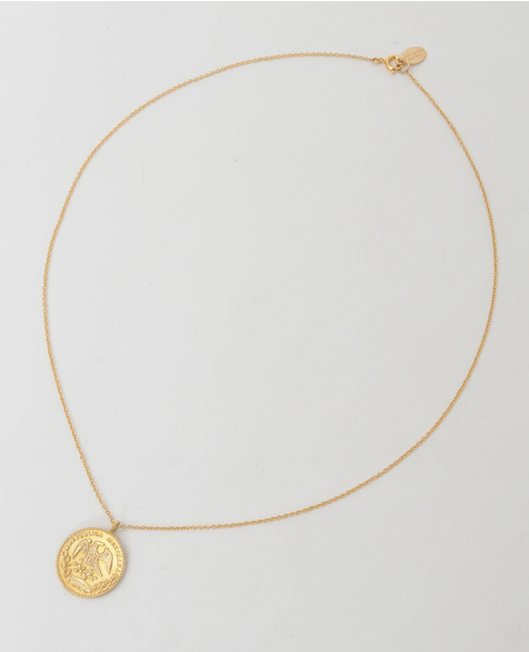 【Chibi Jewels/チビジュエルズ】N362 Ancient Mexico Coin Necklace 詳細画像 ゴールド 1