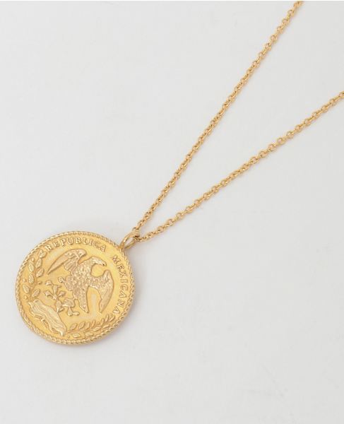 【Chibi Jewels/チビジュエルズ】N362 Ancient Mexico Coin Necklace 詳細画像 ゴールド 2