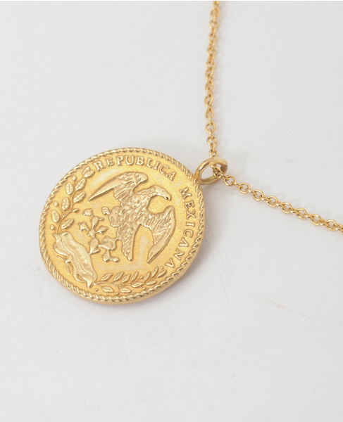 【Chibi Jewels/チビジュエルズ】N362 Ancient Mexico Coin Necklace 詳細画像 ゴールド 4