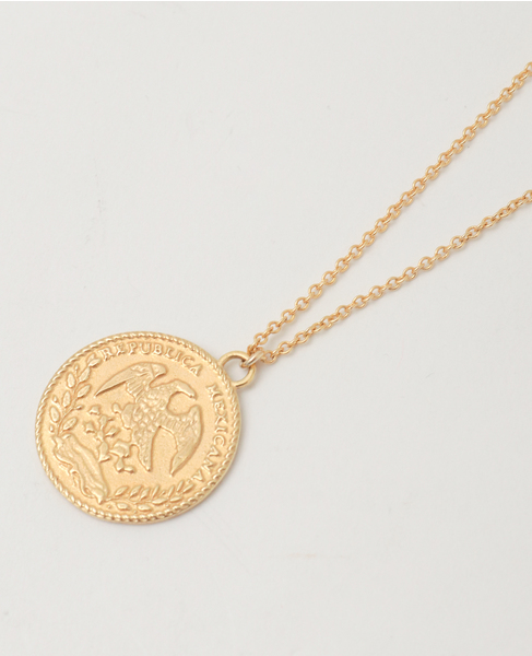 【Chibi Jewels/チビジュエルズ】N346 MEX Coin Necklace 詳細画像 ゴールド 3