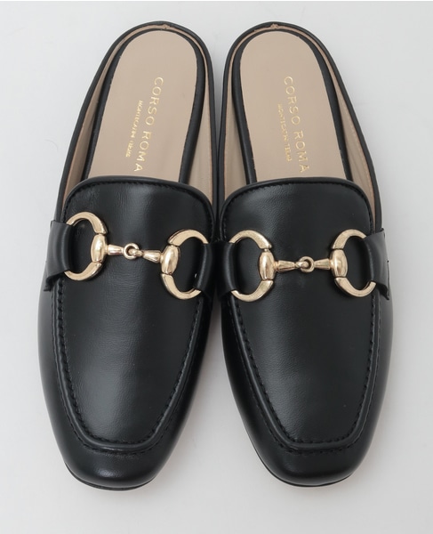 【CORSO ROMA 9/コルソローマ】ローファー/PAOLA 5068 詳細画像 ブラック 2