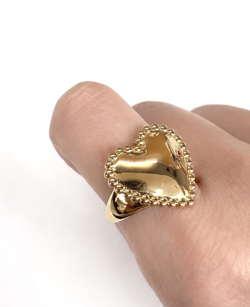 【PHILIPPE AUDIBERT/フィリップオーディベール】ハートリング（BG5709） 詳細画像 ゴールド 4