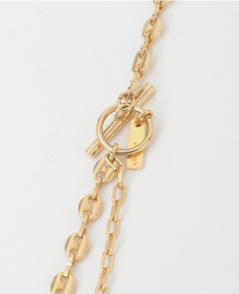 【UCALYPT/ユーカリプト】Marina Chain Combination Necklace 詳細画像 マルチ 3