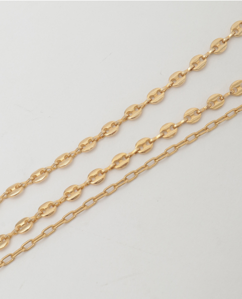 【UCALYPT/ユーカリプト】Marina Chain Combination Necklace 詳細画像 マルチ 4