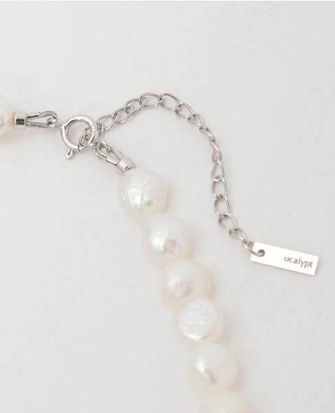 【UCALYPT/ユーカリプト】Baroque Pearl Necklace 詳細画像 ホワイト 3