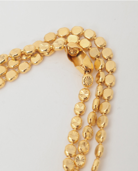 【EO/イオ】Ball chain long necklace 200cm (EO24AW-36) 詳細画像 ゴールド 3