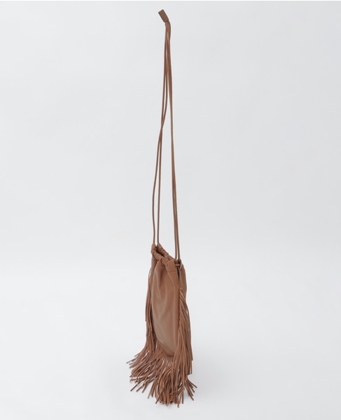 【ORSETTO/オルセット】フリンジショルダーバッグ 詳細画像 ブラウン 2
