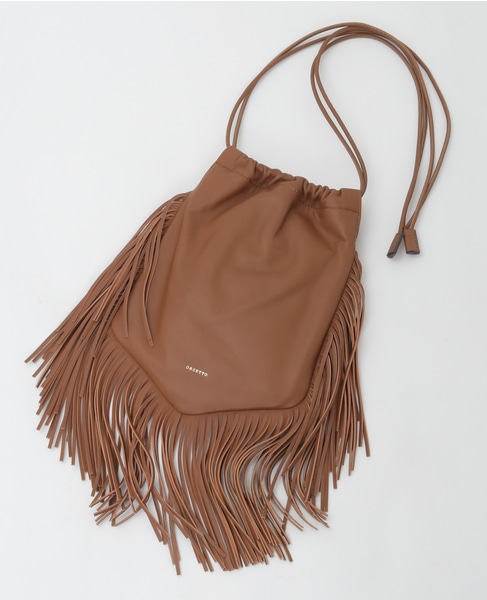 【ORSETTO/オルセット】フリンジショルダーバッグ 詳細画像 ブラウン 4
