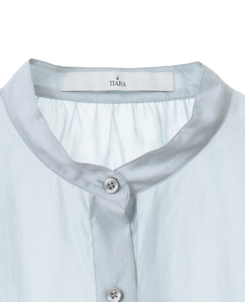 ビッグポケットシャツブラウス 詳細画像 サックス 16