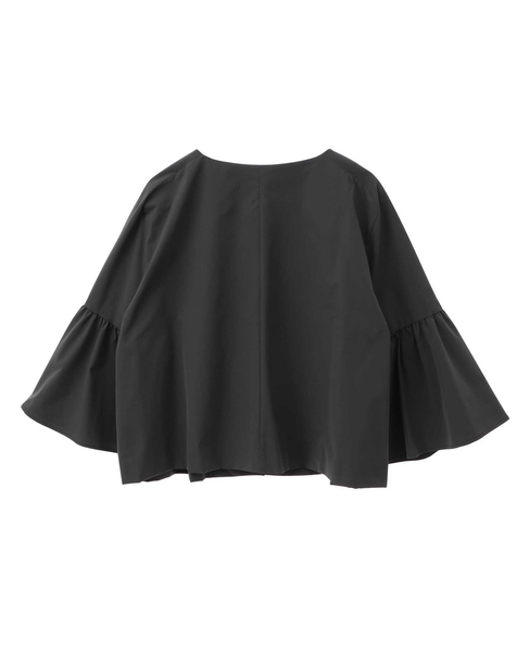 《定番》ベルスリーブブラウスジャケット（セットアップ可） 詳細画像 チャコールグレー 6