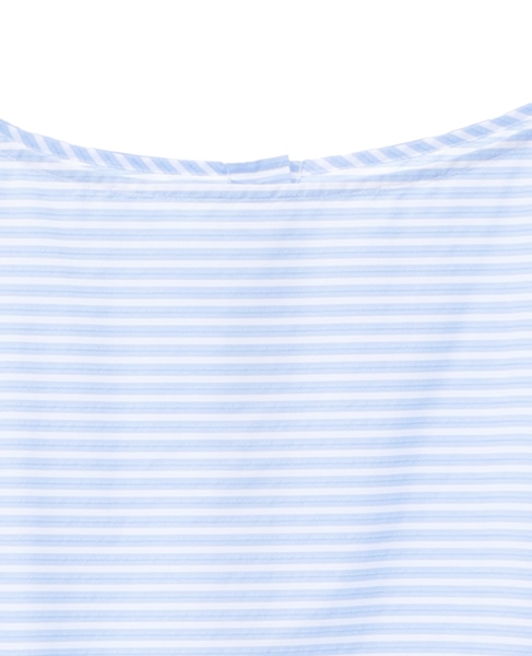 ボーダーベルスリーブ2WAYブラウス 詳細画像 サックス 6