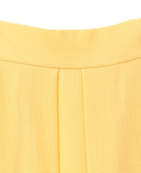 タックフレアハイウエストスカート 詳細画像 イエロー 11