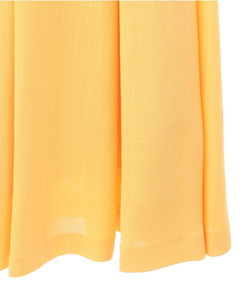 タックフレアハイウエストスカート 詳細画像 イエロー 12