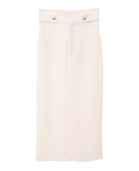 ゴールドボタンタイトスカート（セットアップ可） 詳細画像 オフホワイト 7