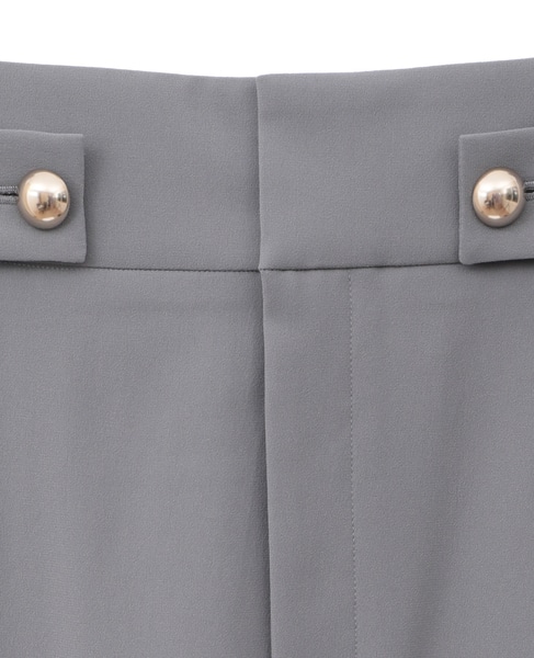ゴールドボタンタイトスカート（セットアップ可） 詳細画像 グレー 12