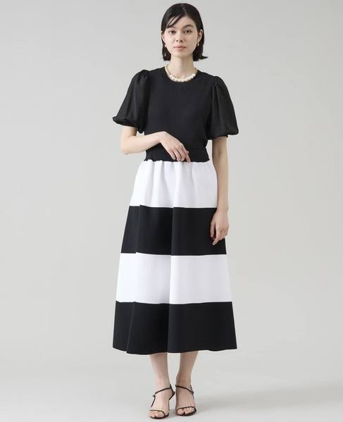 ボーダースカート 詳細画像 ホワイト×ブラック 6