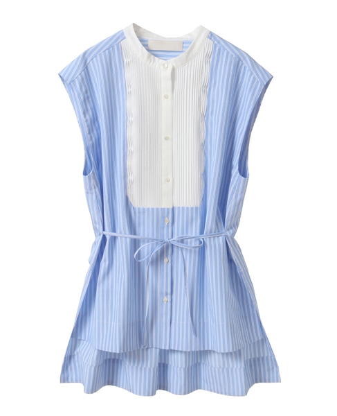 【MARILYN MOON/マリリンムーン】ノースリーブブラウス（4252-181） 詳細画像 ブルー 2