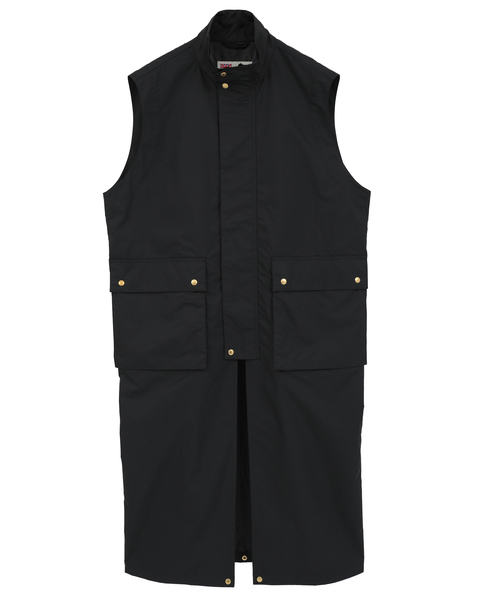 【Traditional Weatherwear/トラディショナルウェザーウェア】ELGIN LONG GILE ベスト（L251KGFC00467E) 詳細画像 ブラック 1